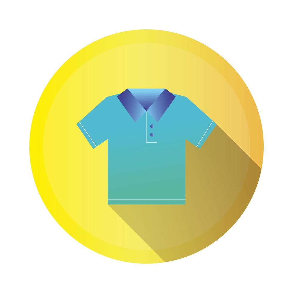 shirt clothes detailed style icon vector