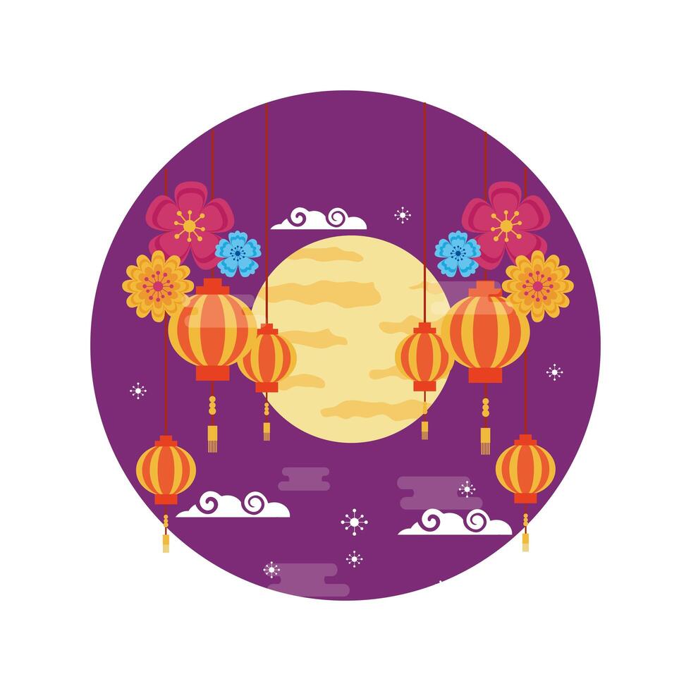 China lanterns vector design
