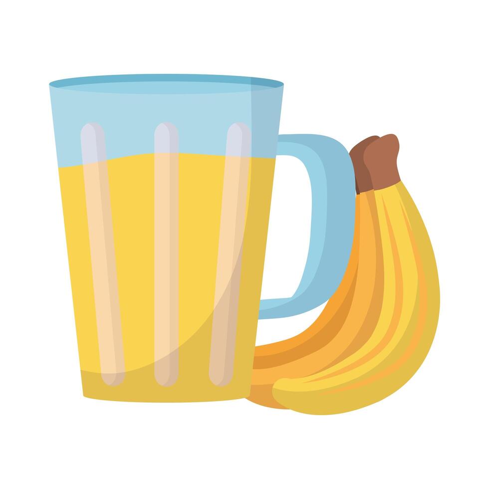 Isolated banana juice design vector