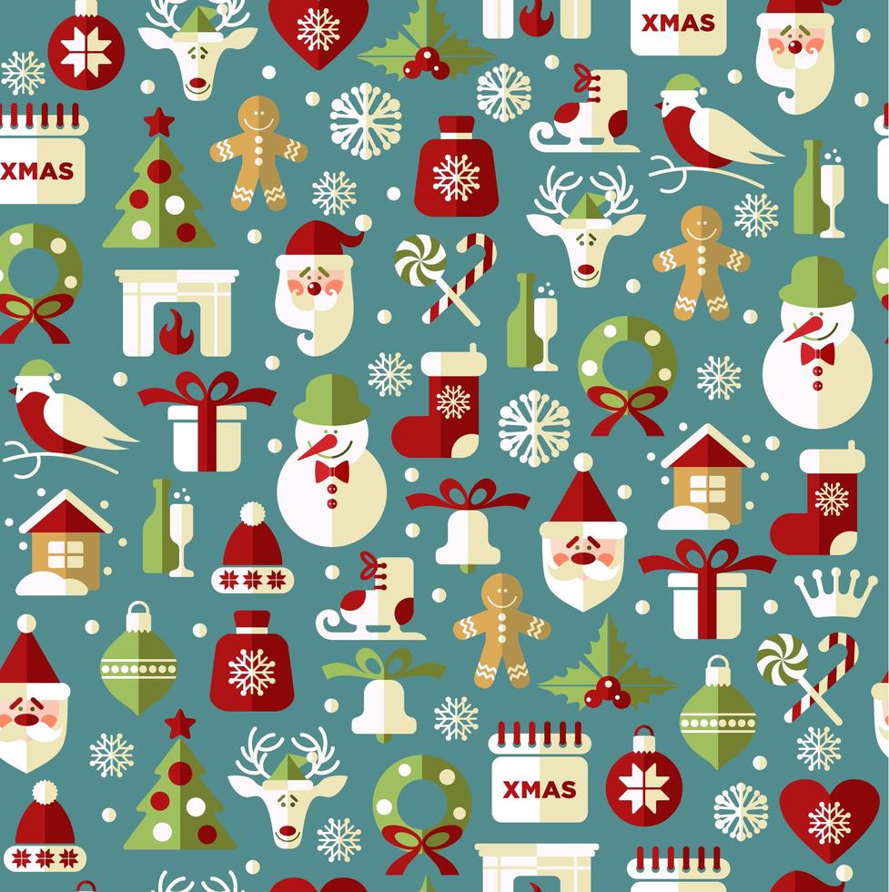 Christmas and new year background. vector