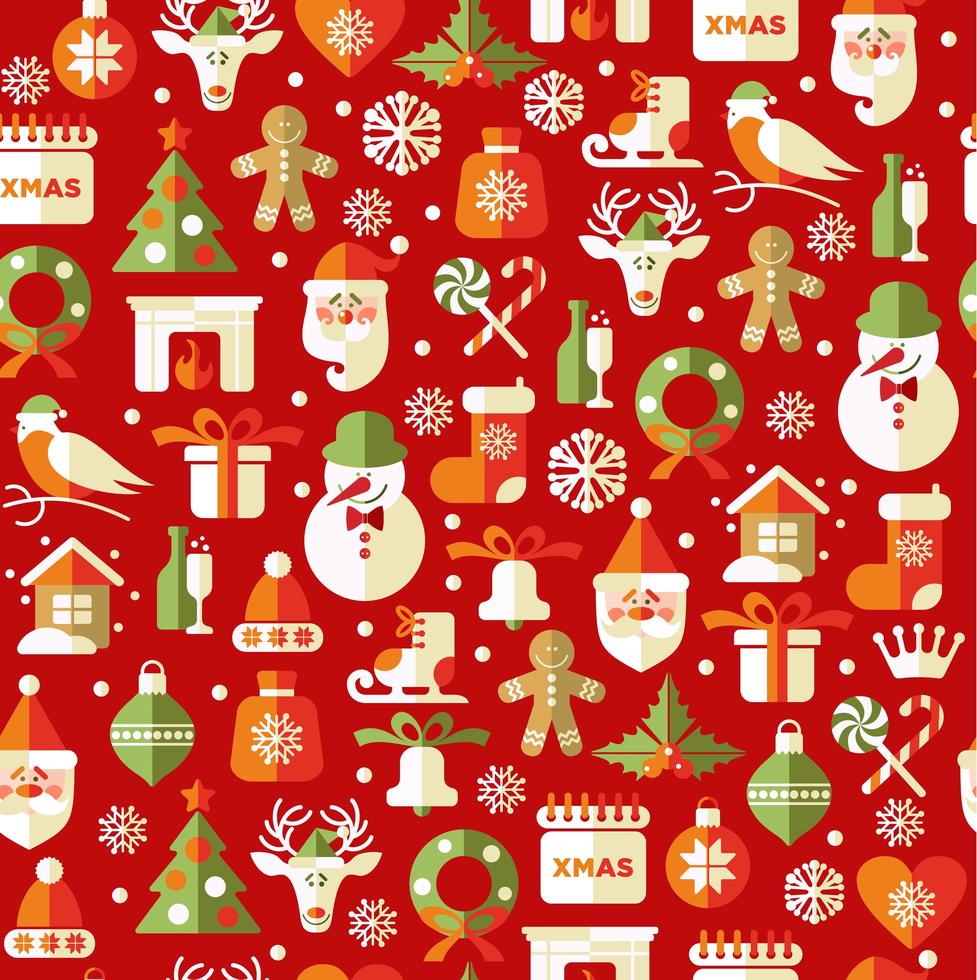 Christmas and new year background. vector