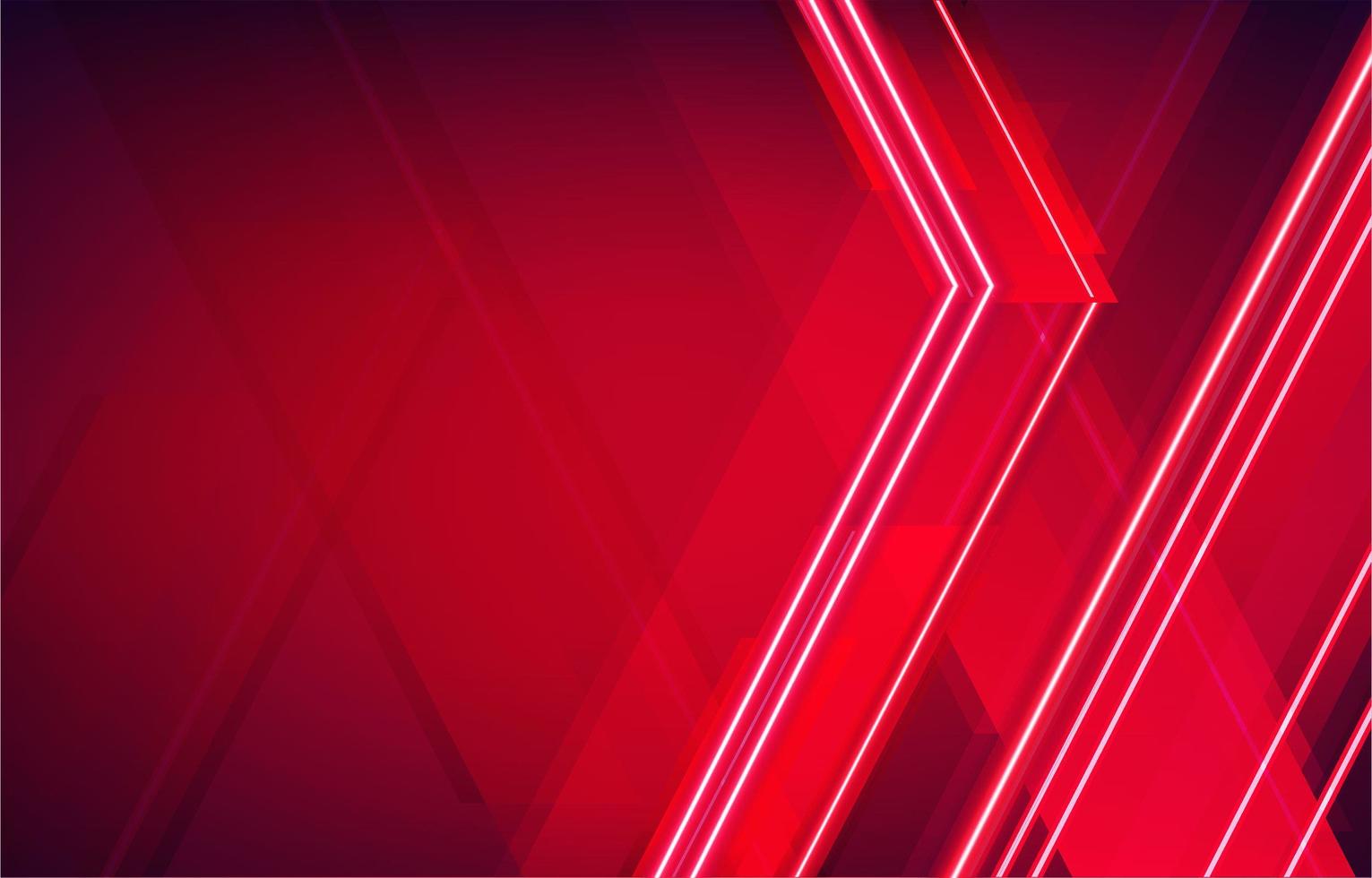 Scarlet Red Neon Background vector