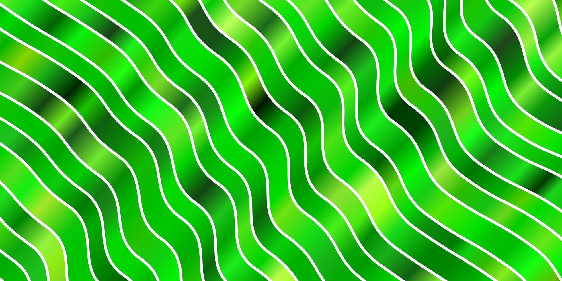 Fondo de vector verde claro, amarillo con líneas.