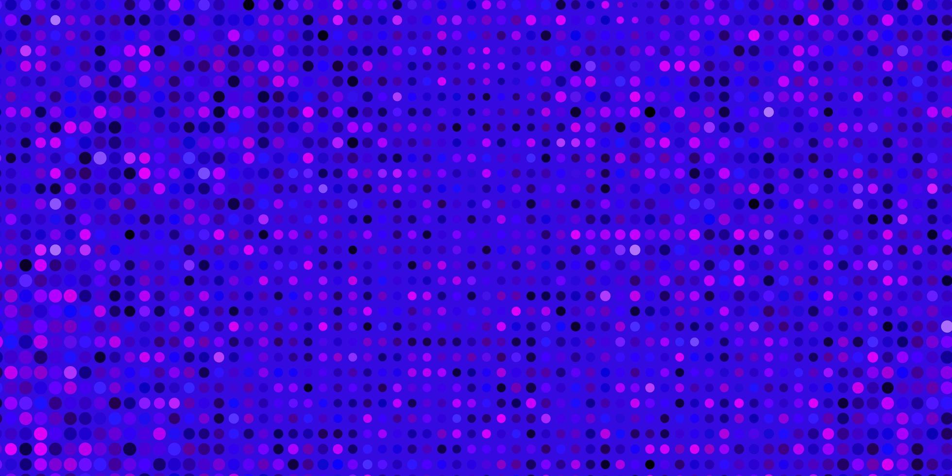 textura de vector violeta claro, rosa con discos