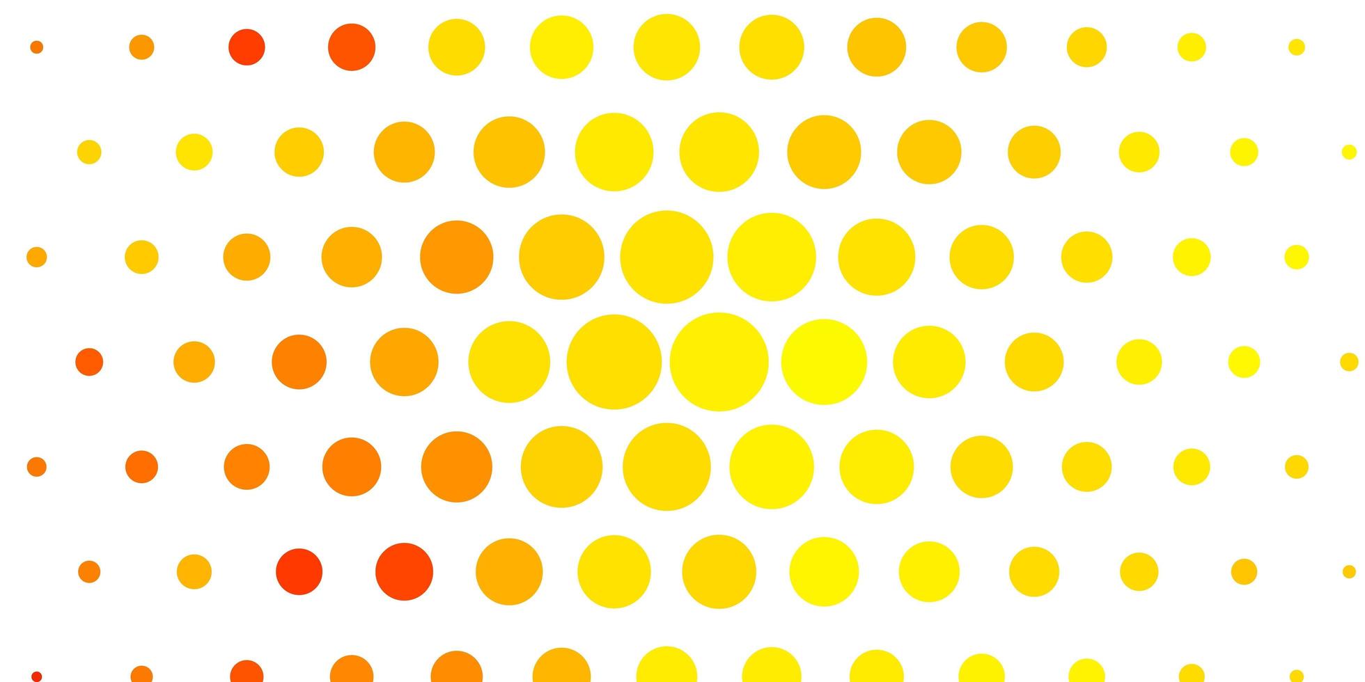 Light Yellow vector backdrop with circles.