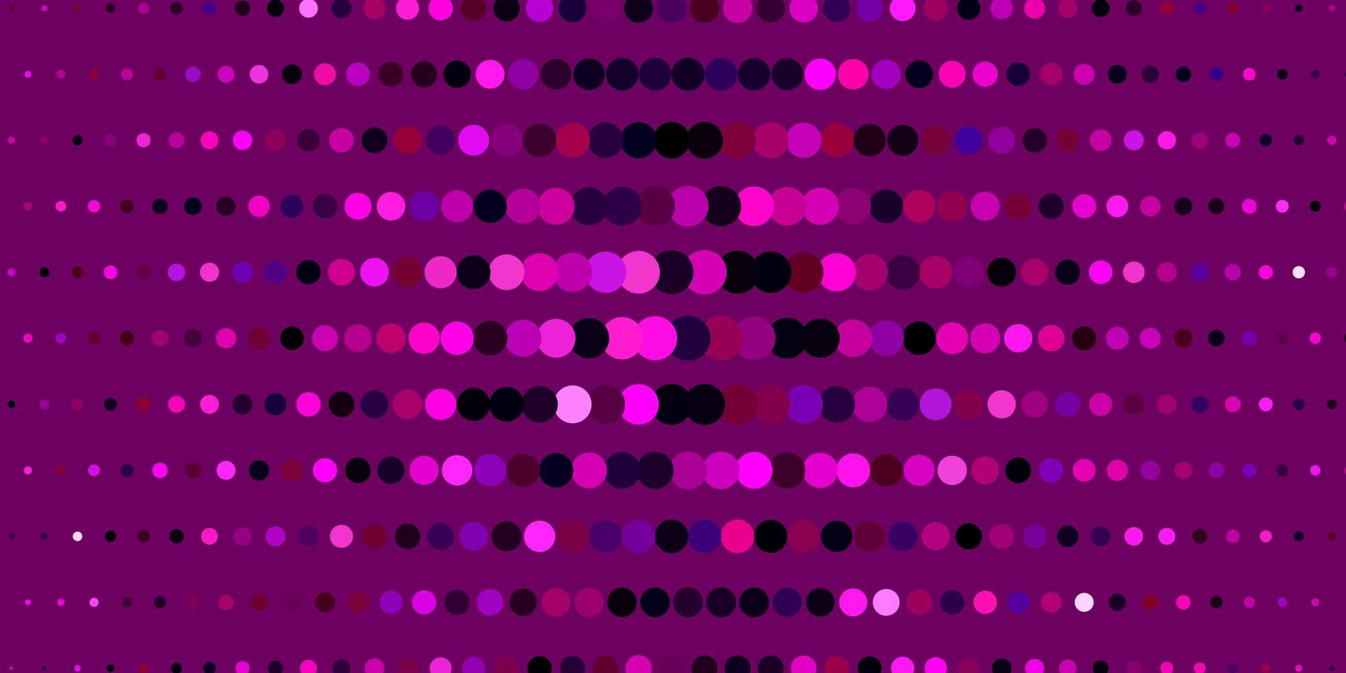 Dark Purple, Pink vector backdrop with dots.