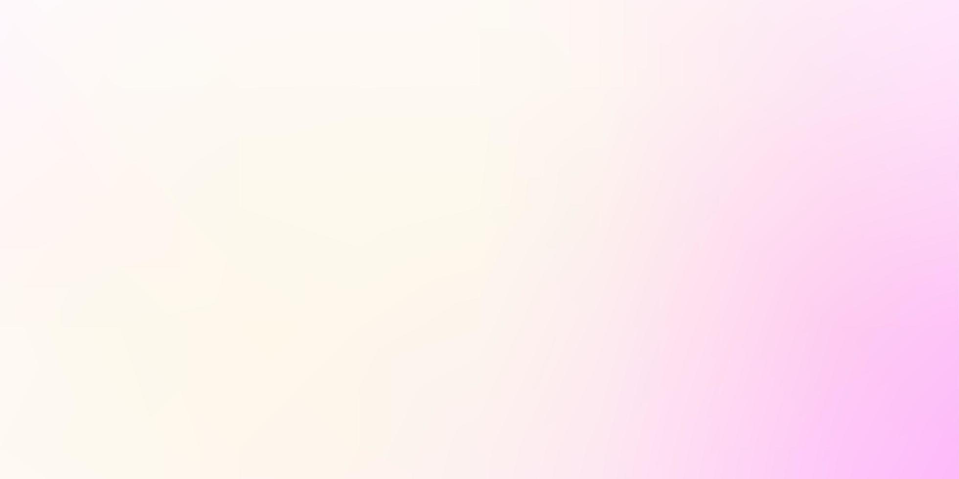 Light Pink, Yellow vector abstract blurred background.