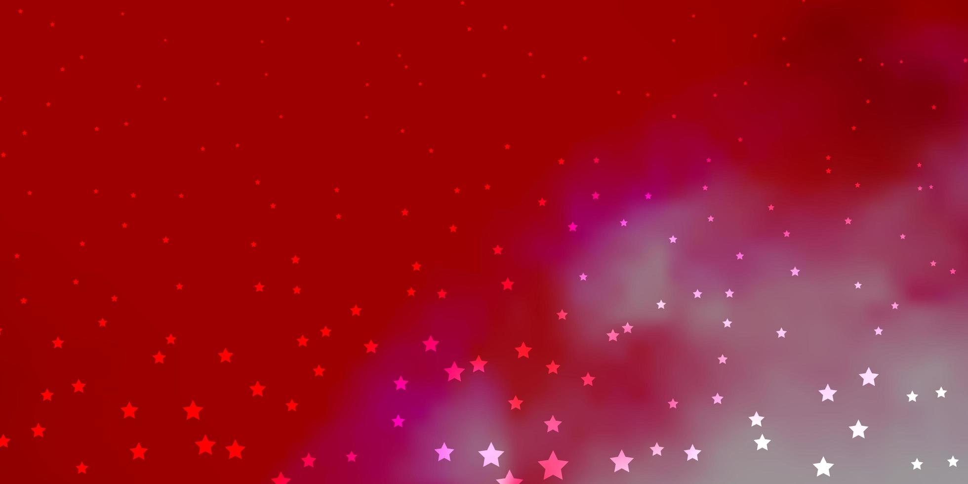 Dark Red vector layout with bright stars