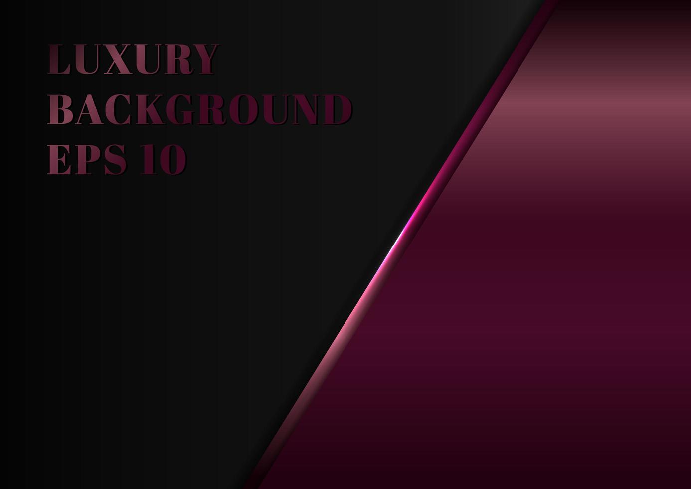 Abstract template diagonal geometric pink gradient on black background. vector