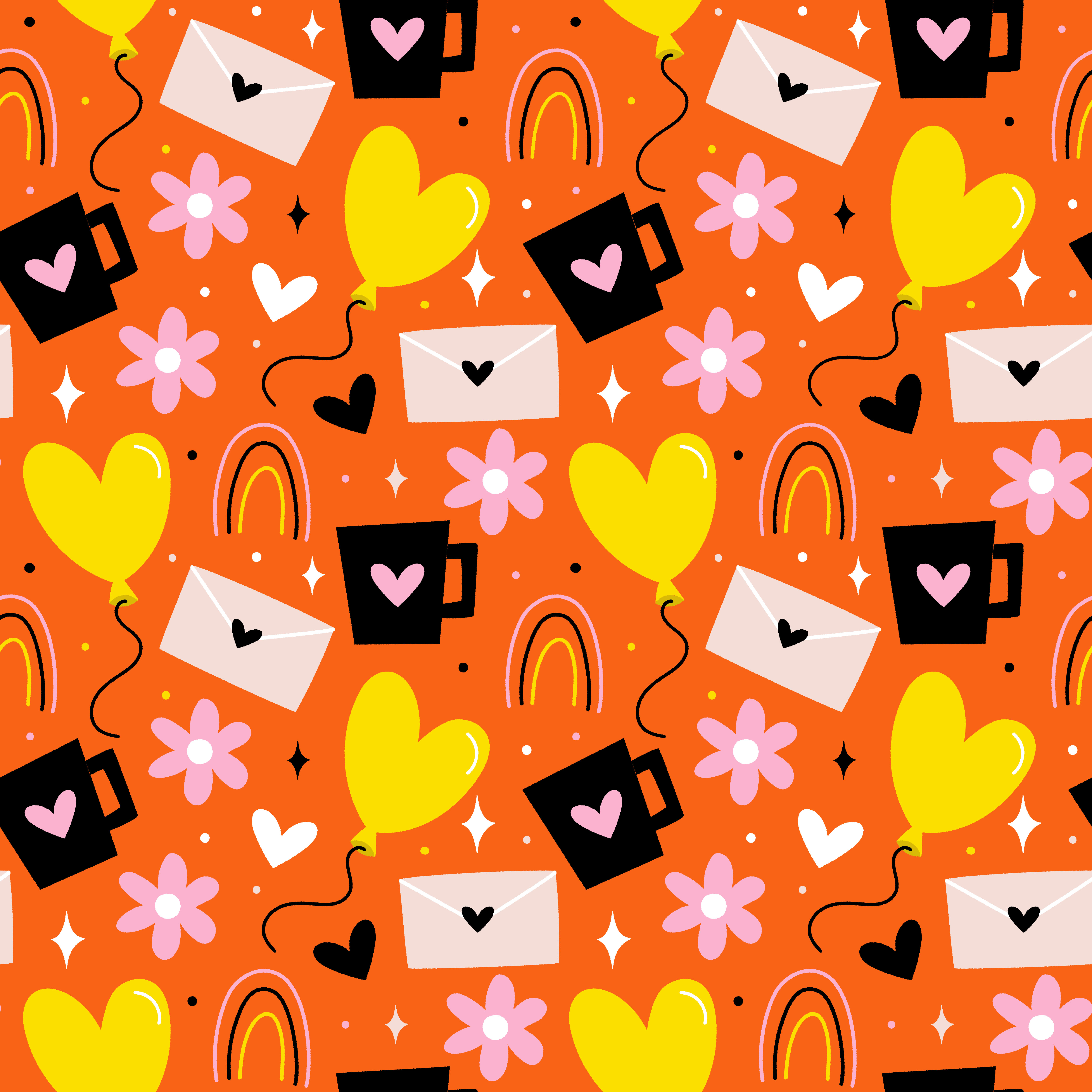 Free Vector  Hand drawn valentine's day pattern collection