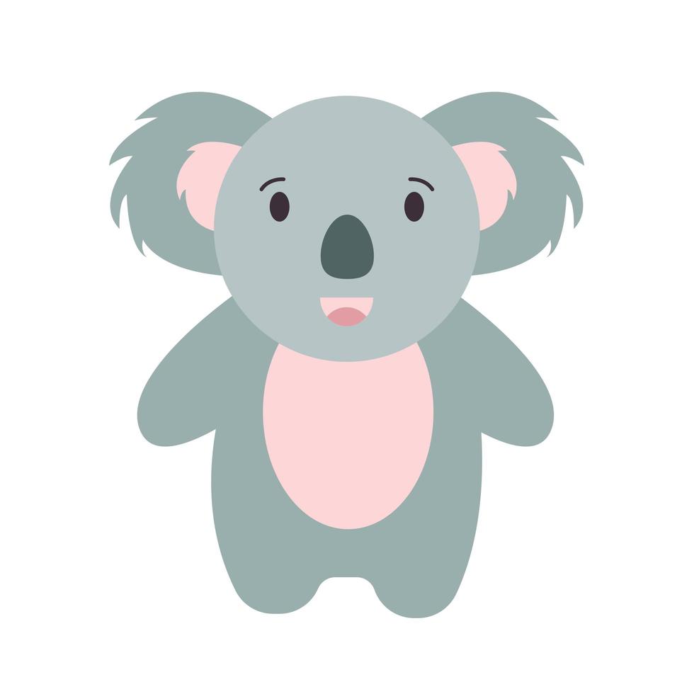 Cute little koala vector