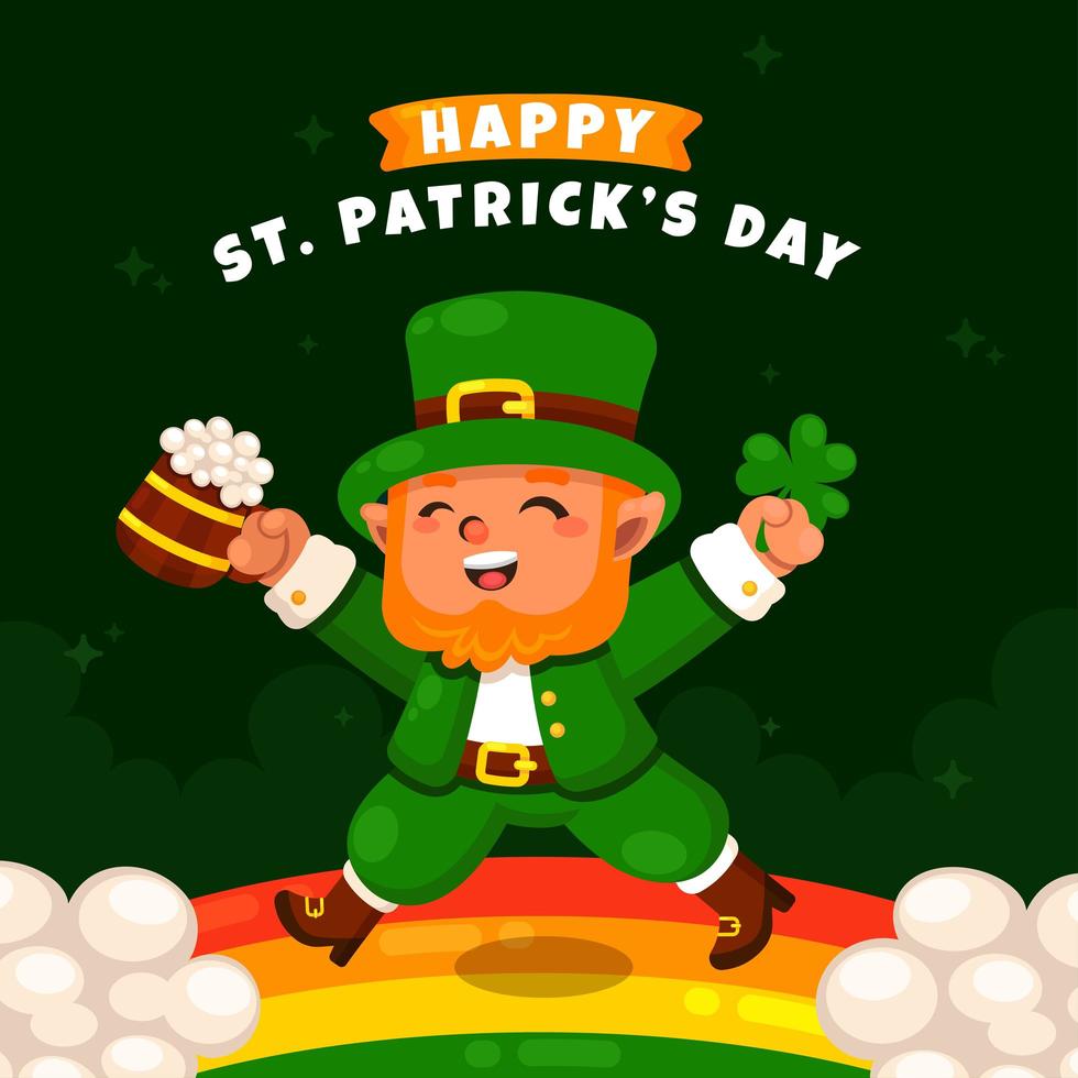 Colorful St. Patrick's Day vector