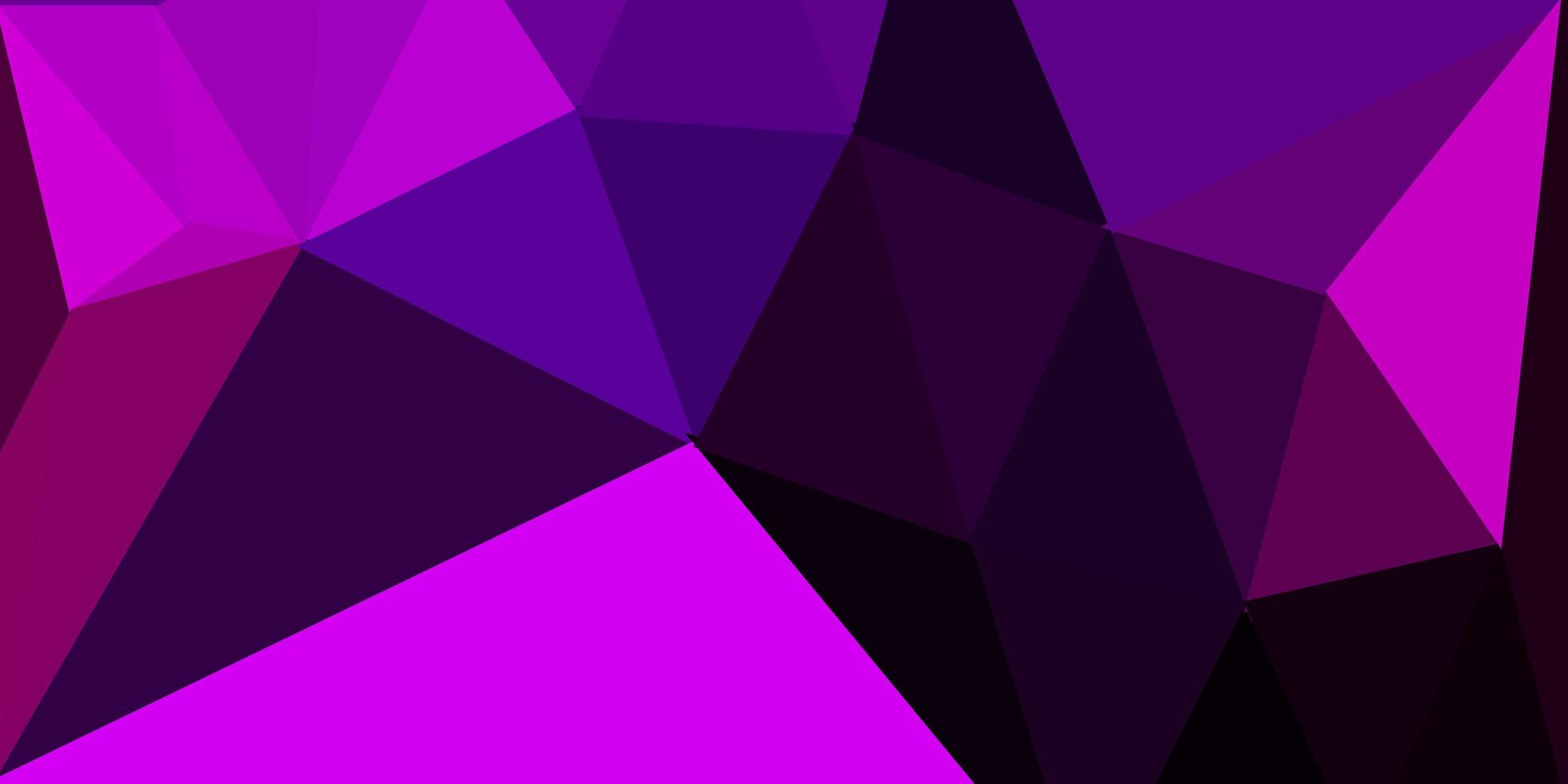 Dark pink vector gradient polygon wallpaper.