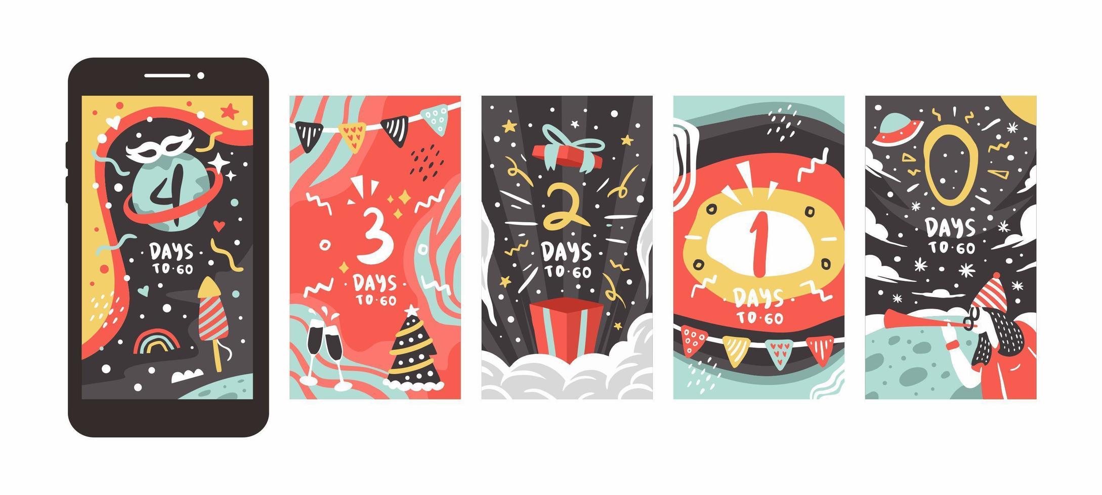 Countdown Concept for Social Media 1875192 Vector Art at Vecteezy