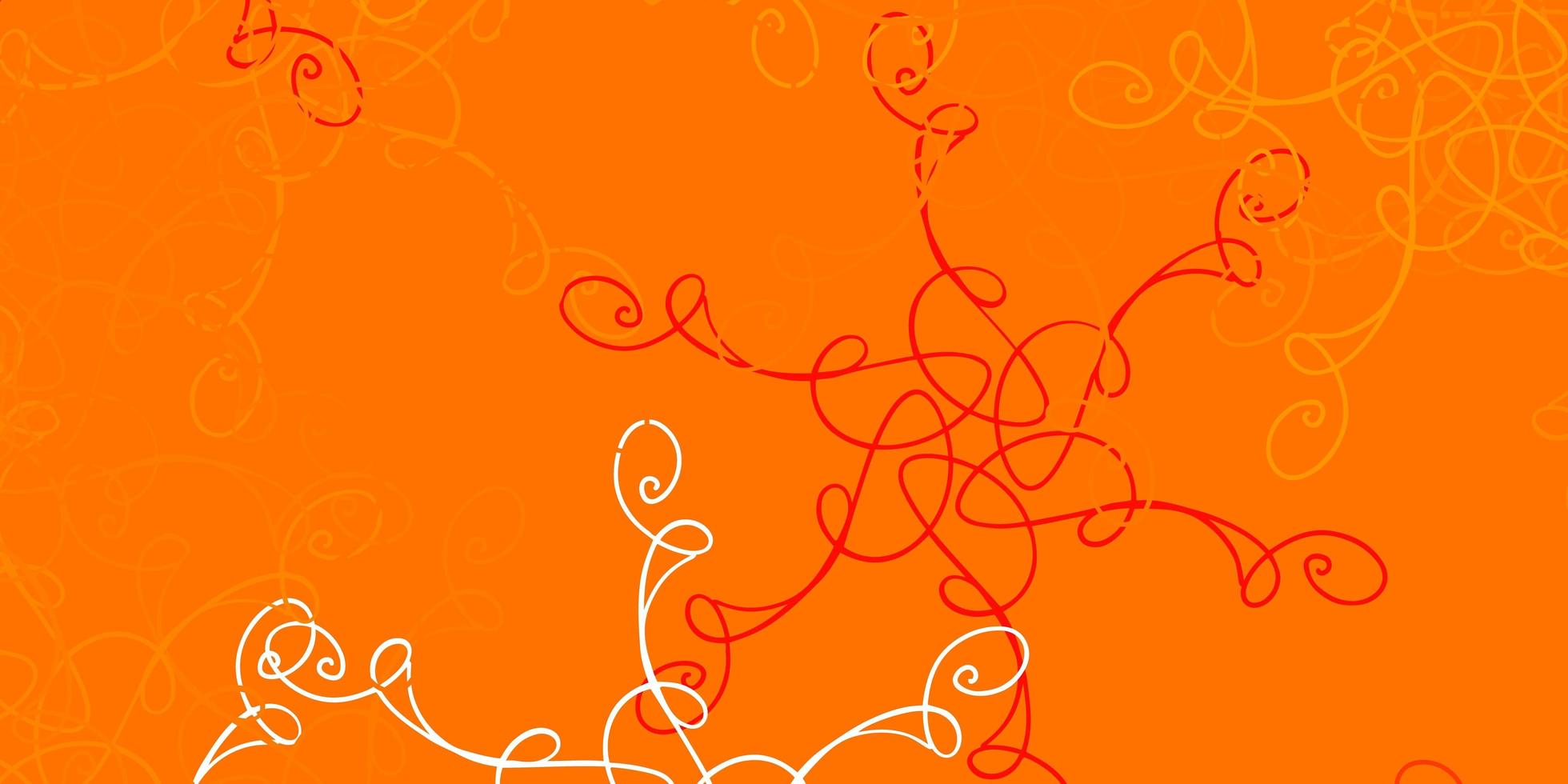 Light Orange vector backdrop with bent lines.