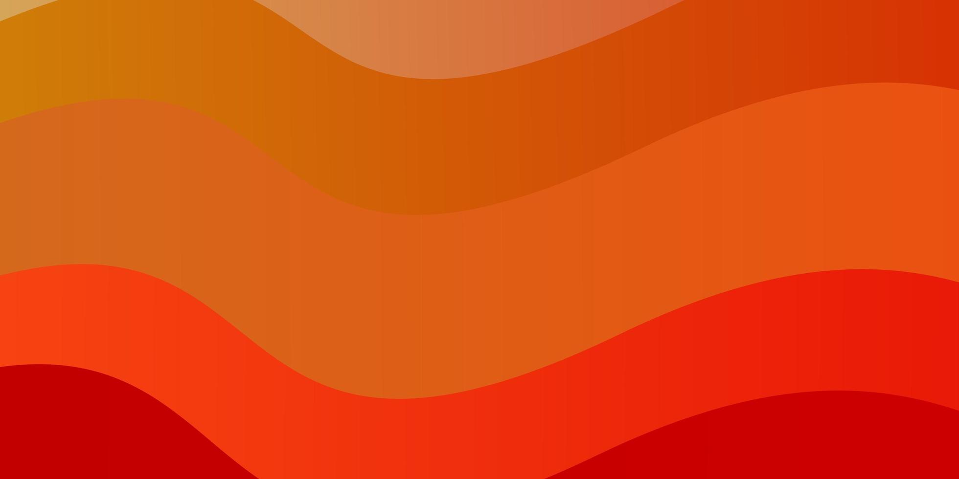 Telón de fondo de vector naranja claro con arco circular.