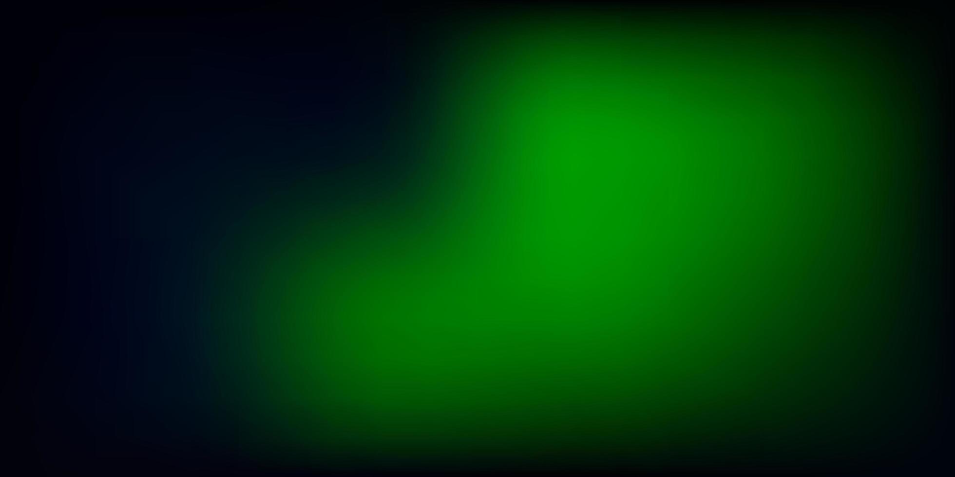 Dark Green vector abstract blur background.