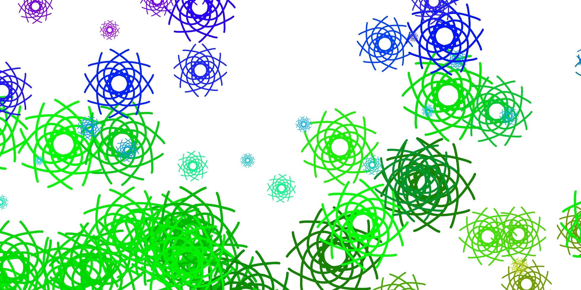 Light Multicolor vector template with abstract forms