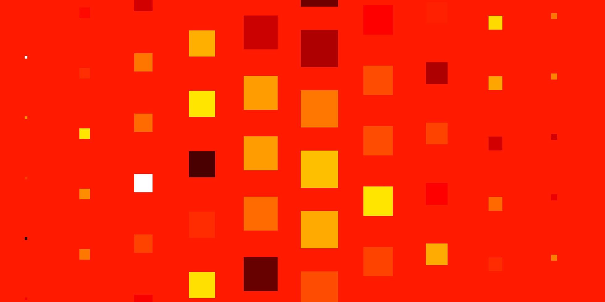 plantilla de vector rojo claro, amarillo en rectángulos.