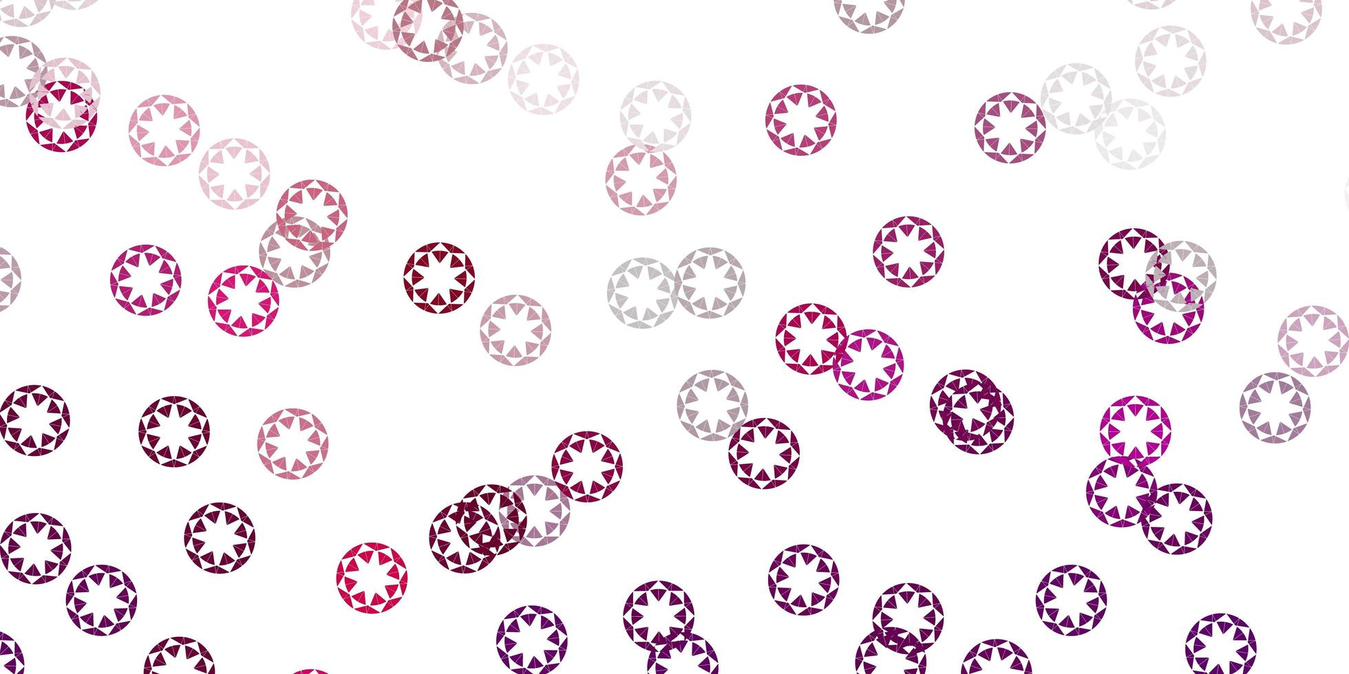 Light purple vector pattern with spheres.