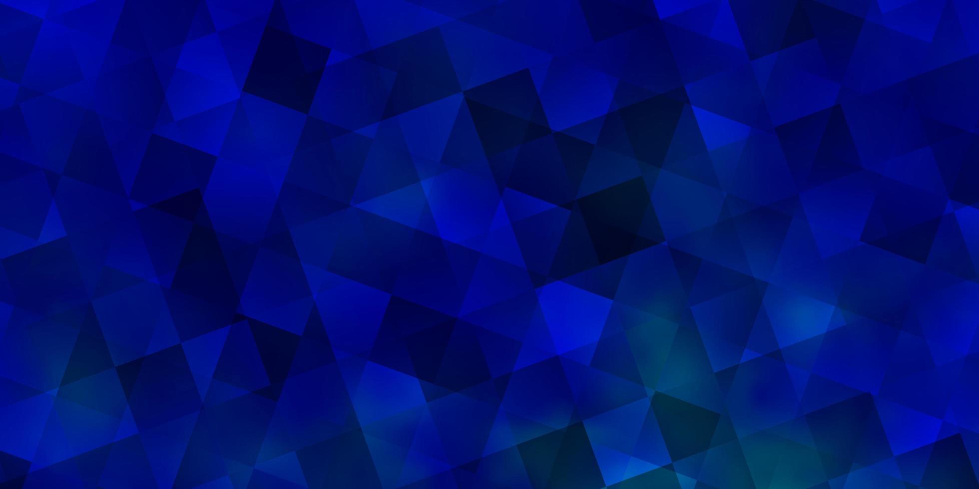 textura de vector azul claro con estilo poli con cubos.