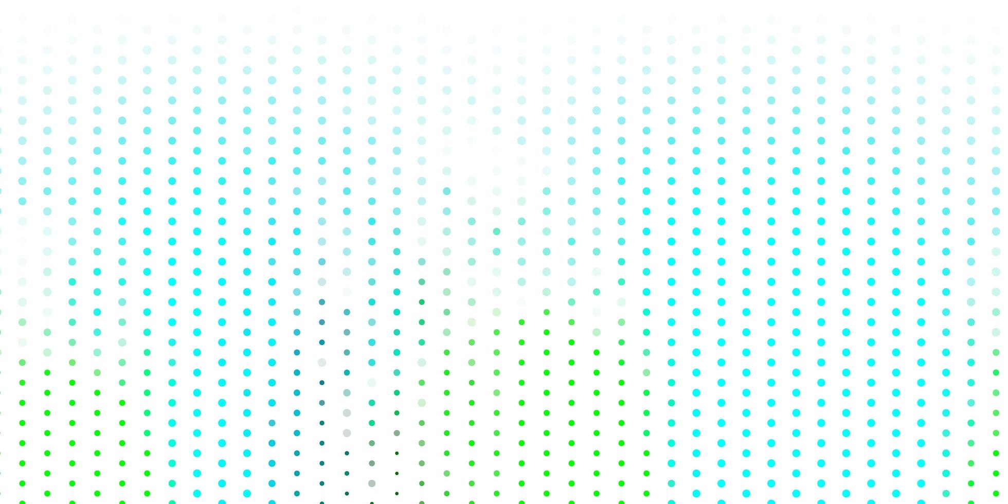 Light blue, green vector backdrop with dots.