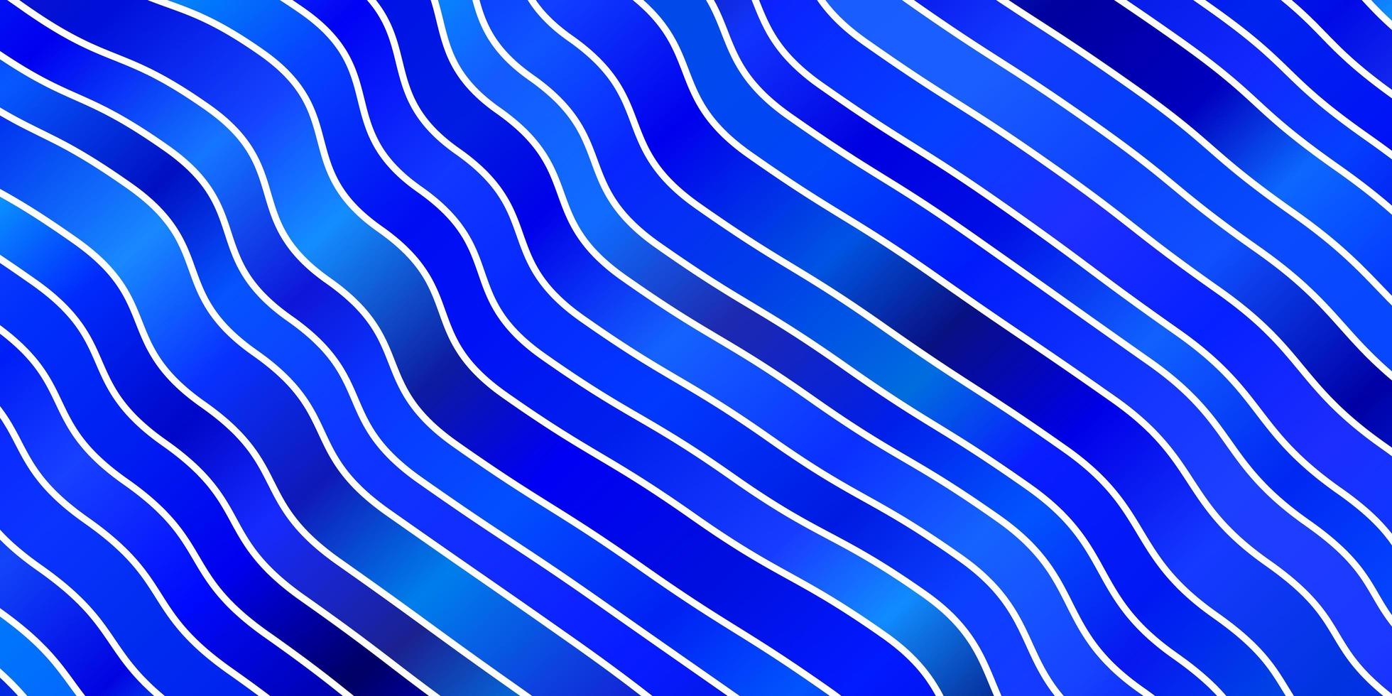 Light BLUE vector pattern with wry lines