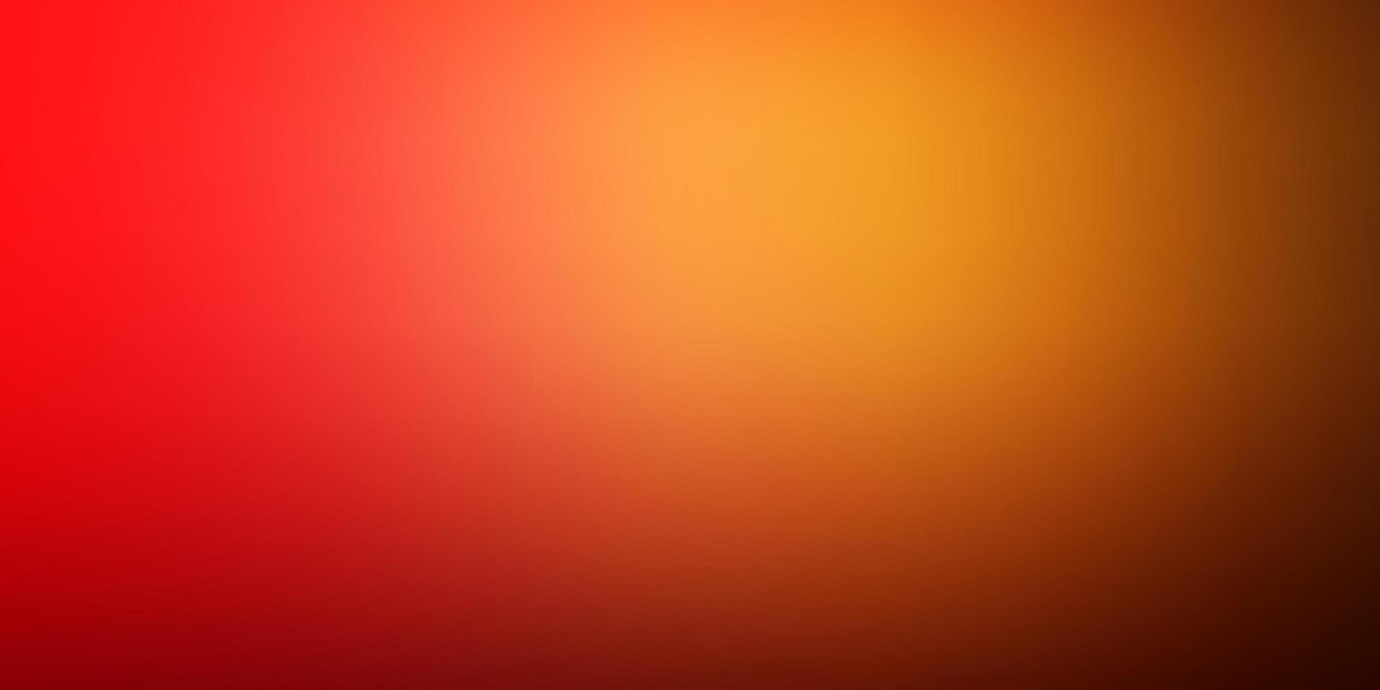 Dark Red, Yellow vector colorful blur background.