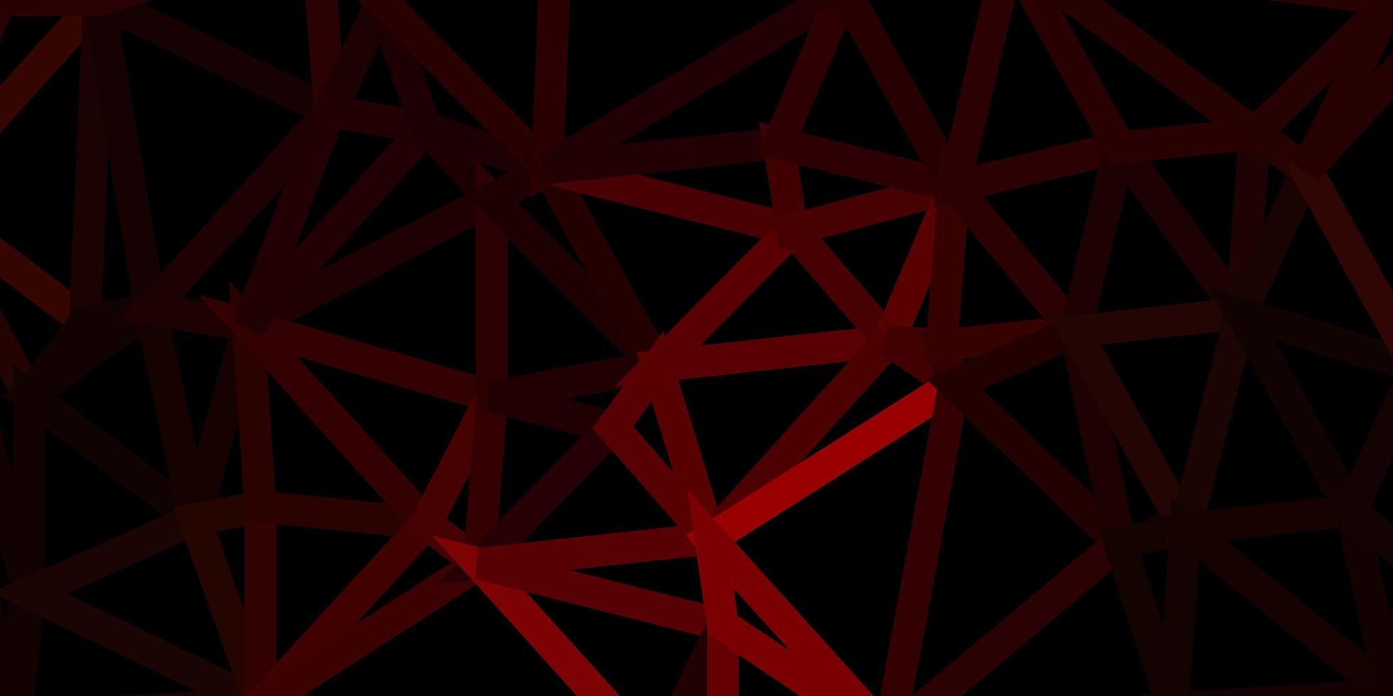 Dark orange vector poly triangle layout.