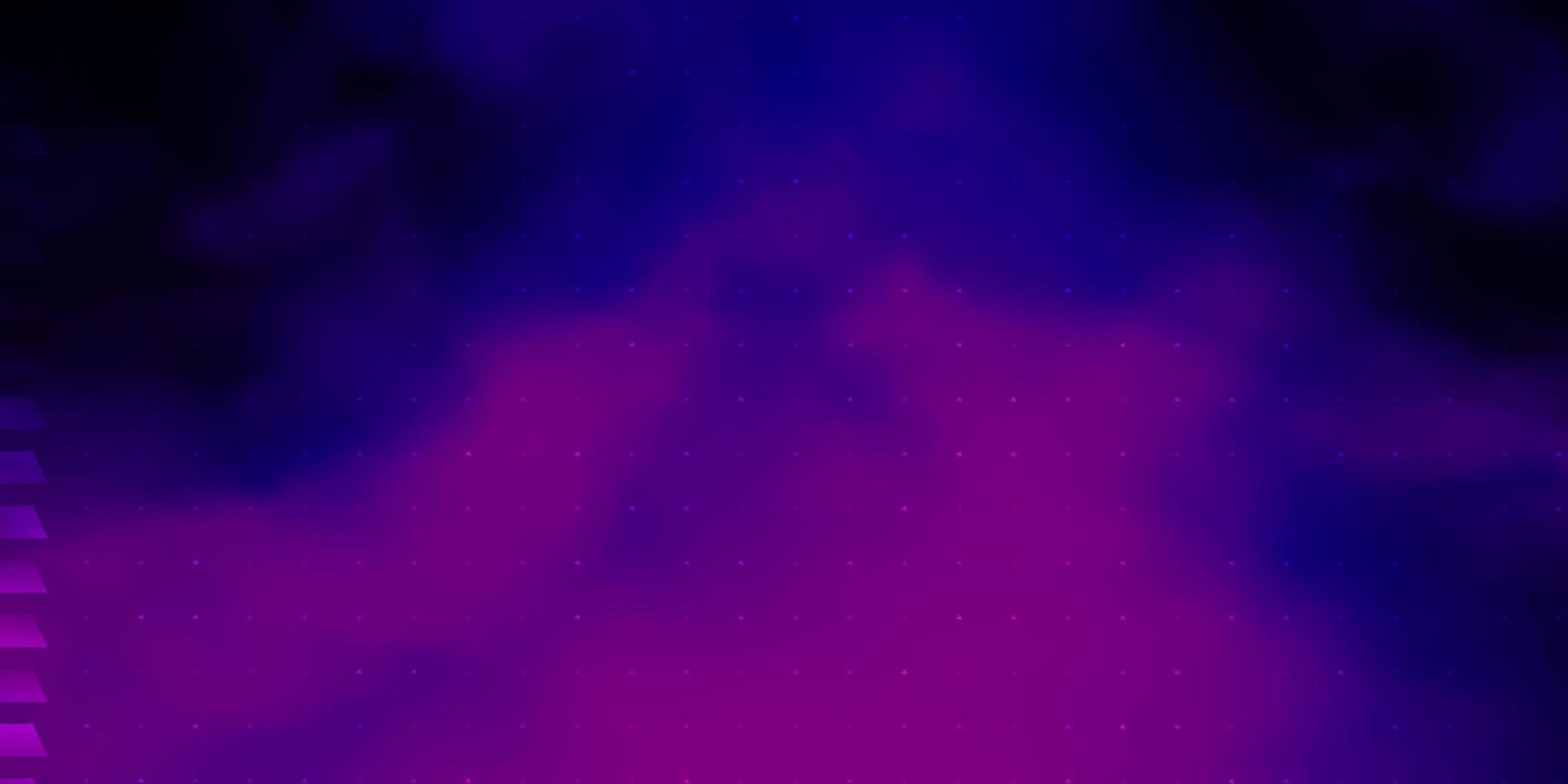 Dark Purple vector background in polygonal style.