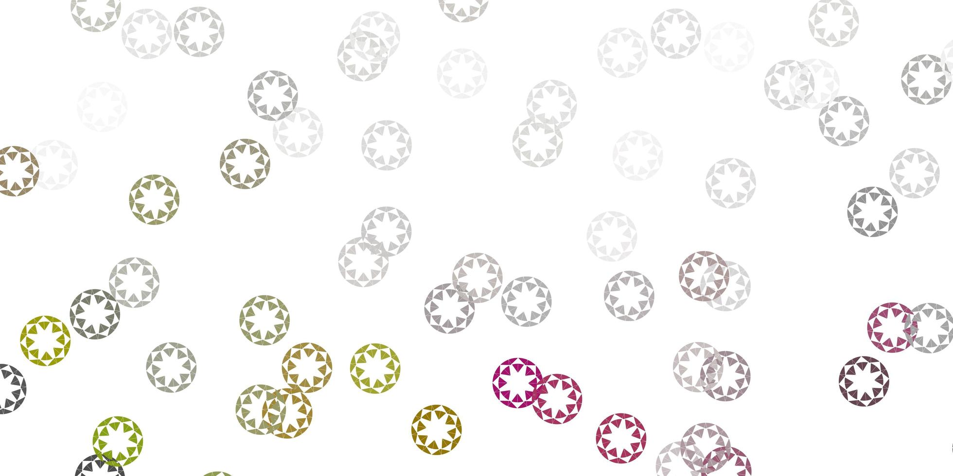 Light gray vector background with bubbles.