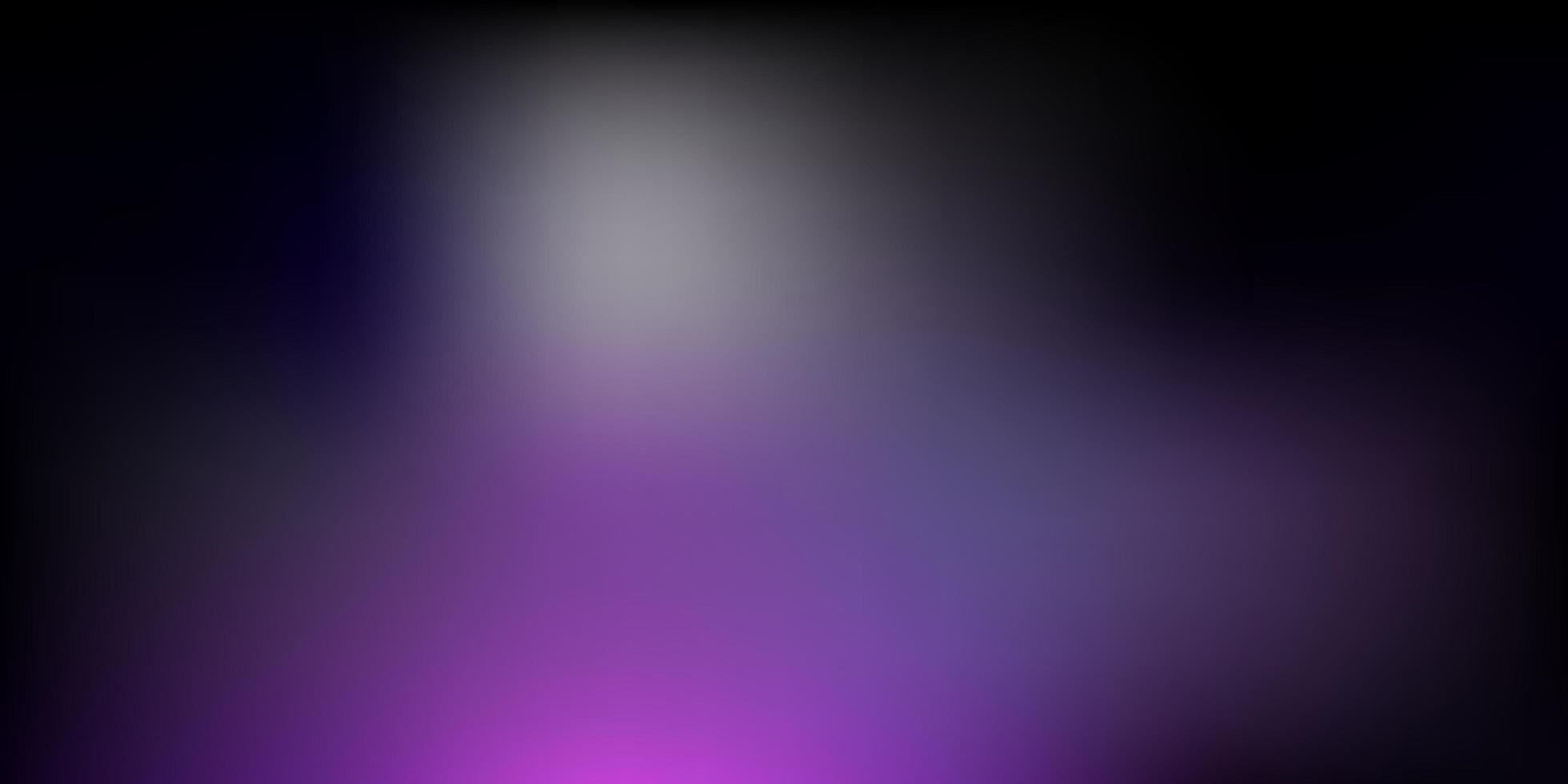 Dark Purple vector gradient blur drawing.