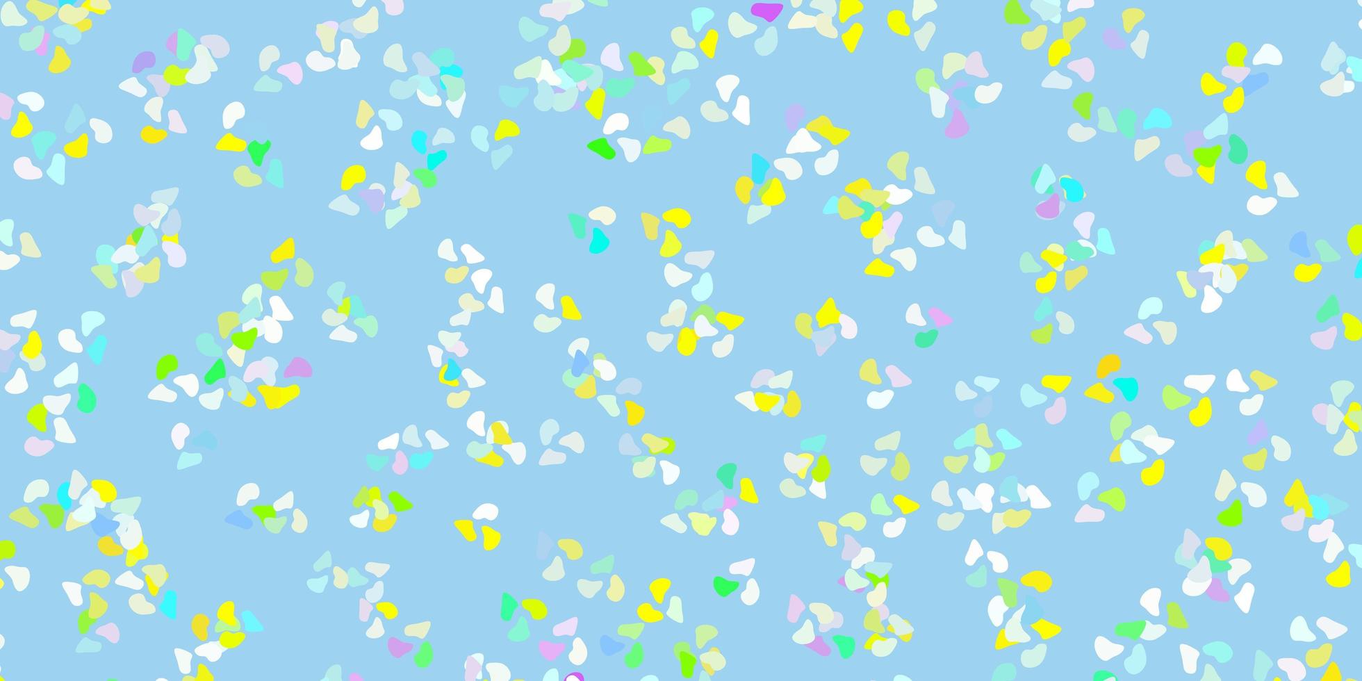 Light multicolor vector pattern with abstract shapes.
