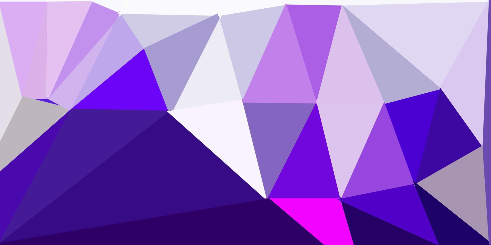 Dark purple, pink vector geometric polygonal design.