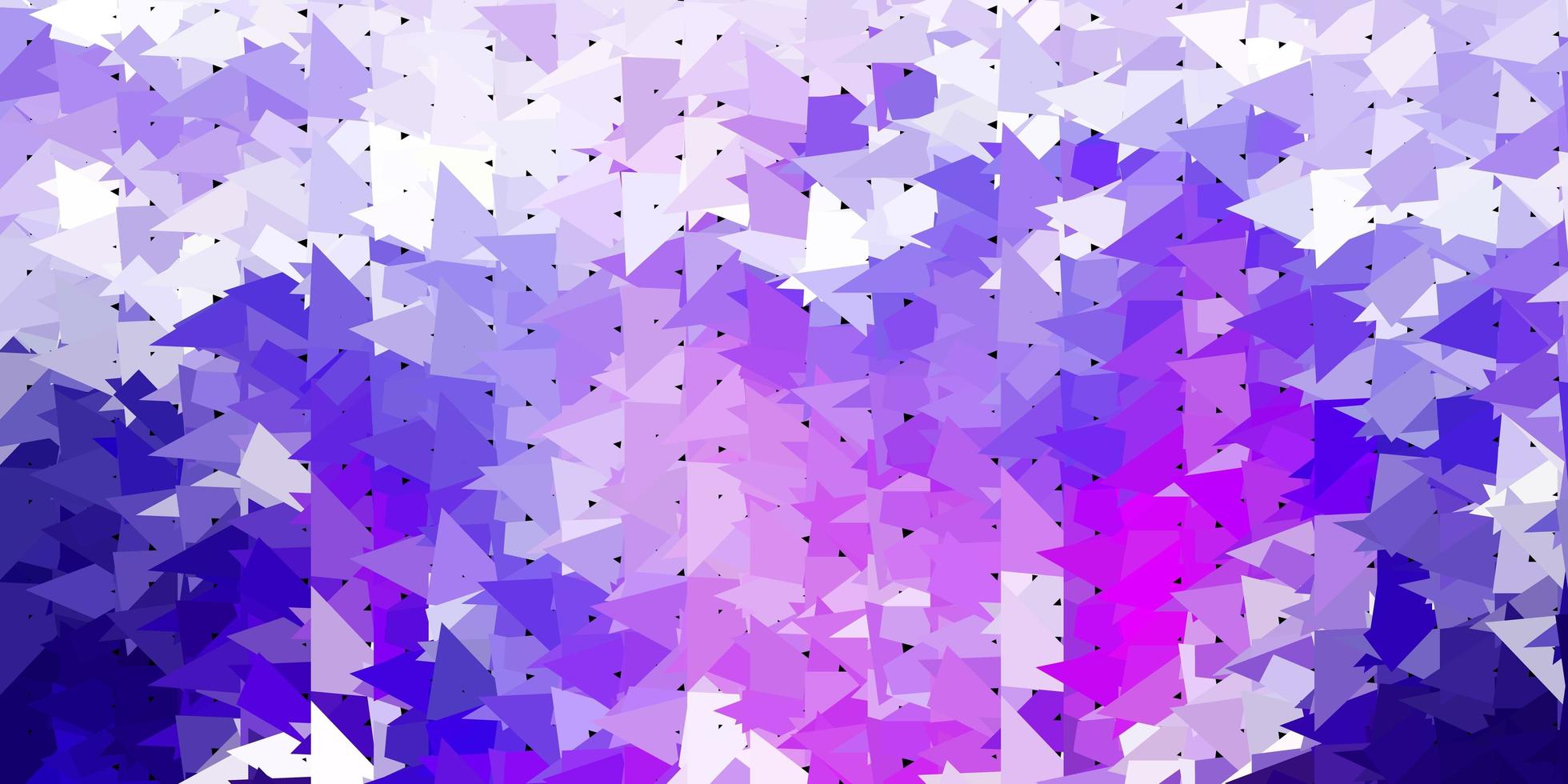Dark purple, pink vector abstract triangle template. 1876460 Vector Art ...