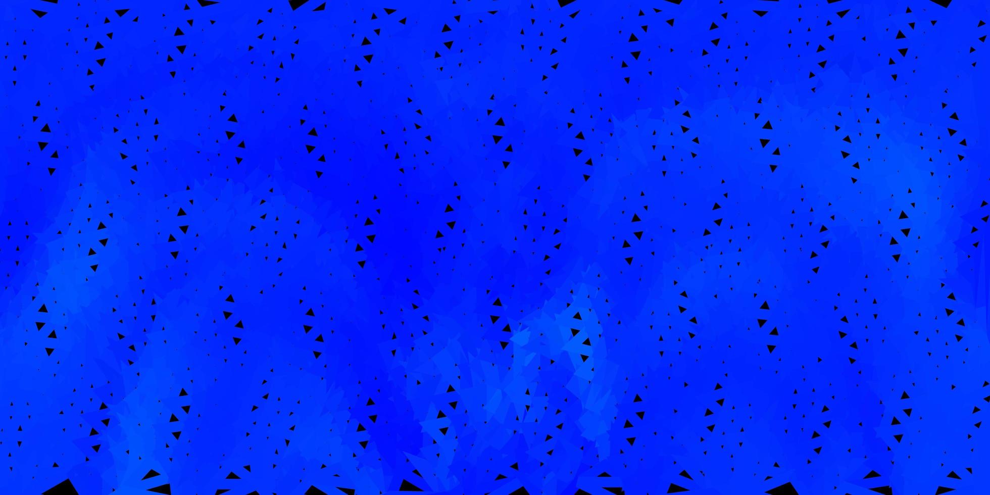 Light blue vector triangle mosaic pattern.