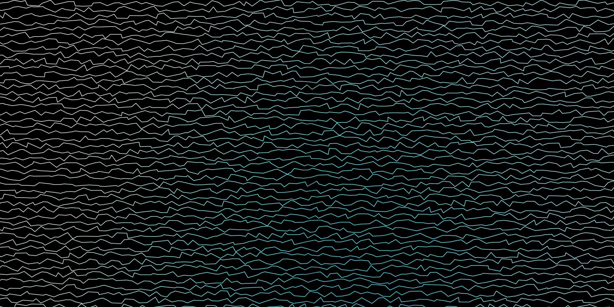Dark Blue, Green vector background with curves.