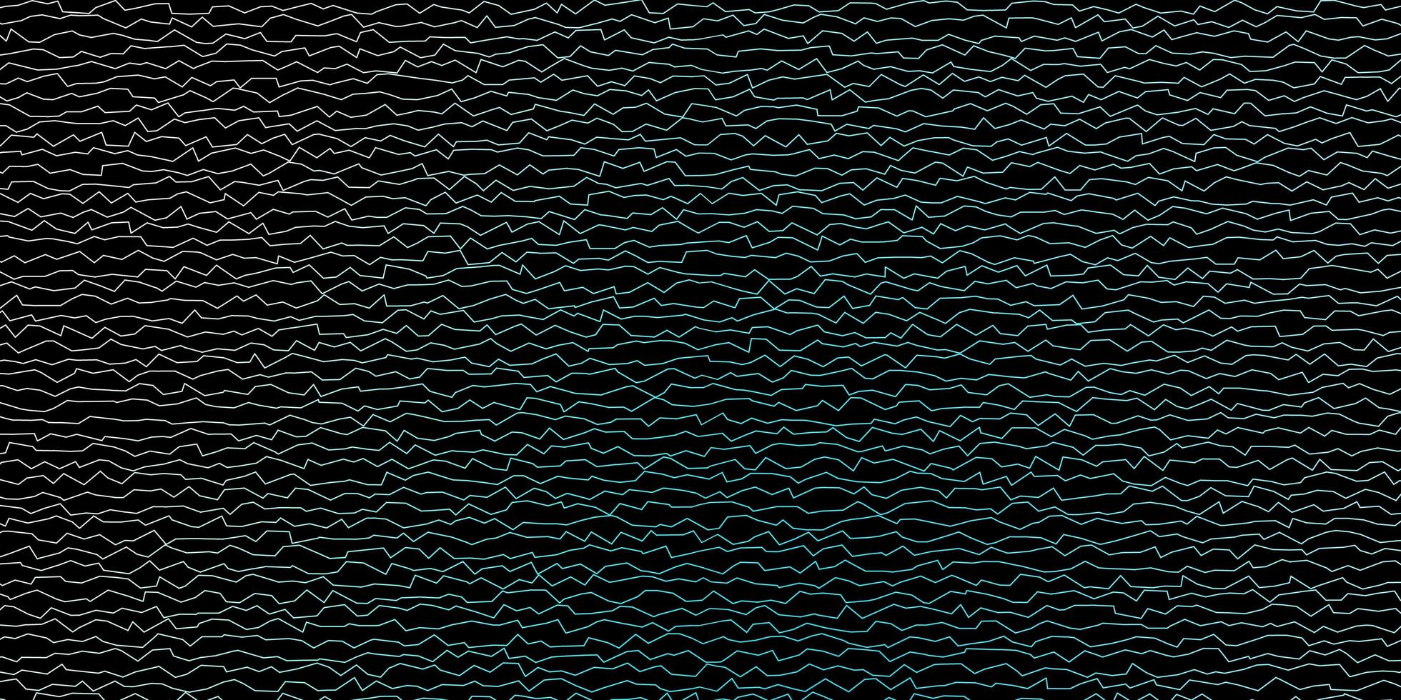 Fondo de vector azul oscuro, verde con curvas.