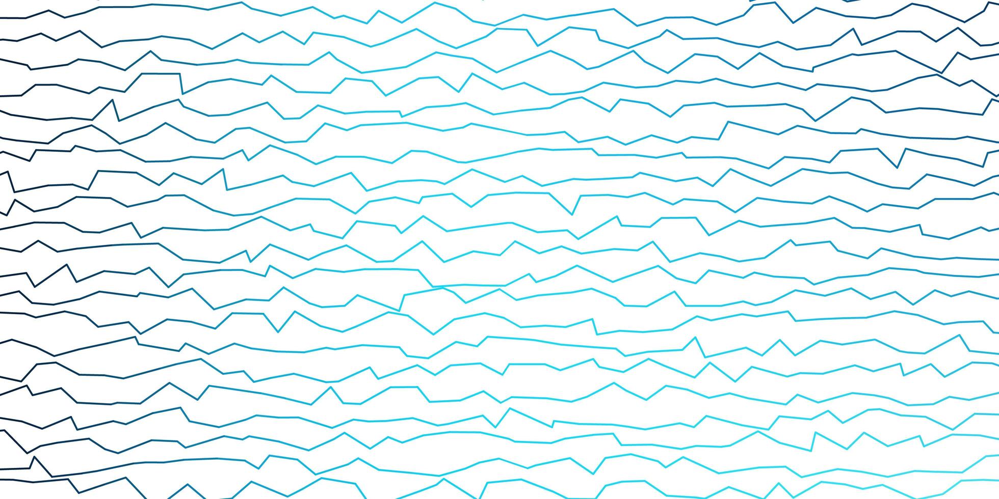 Dark BLUE vector background with bent lines