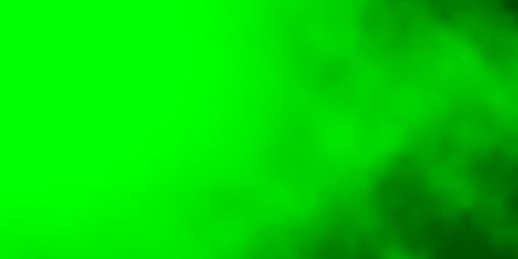 Light Green vector backdrop with cumulus.