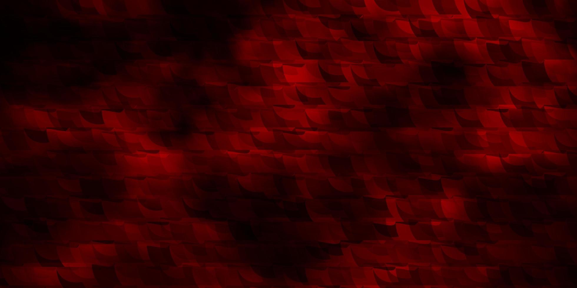 Dark Red vector template with crystals, triangles.