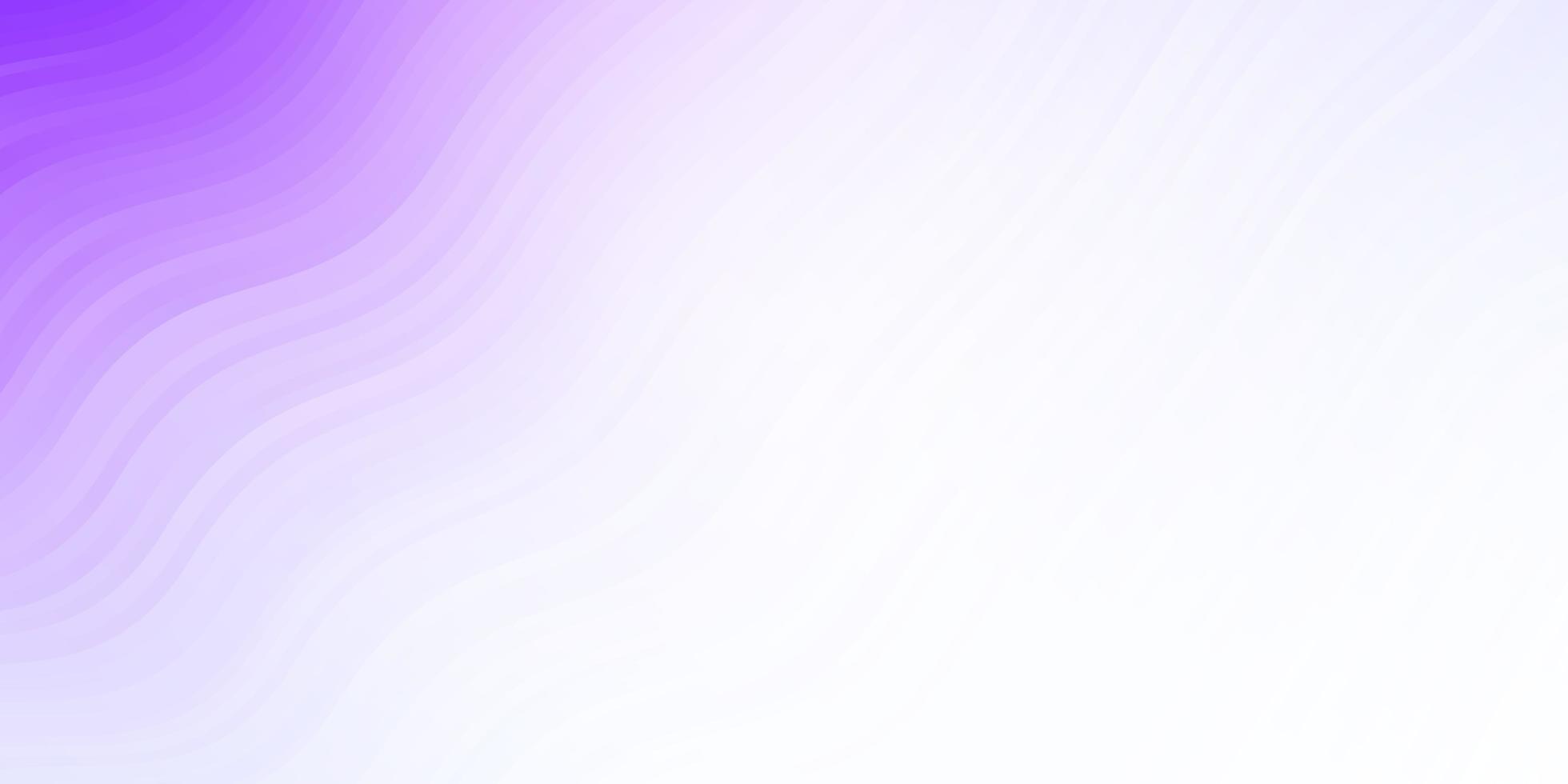 Light Purple vector pattern with curved lines.