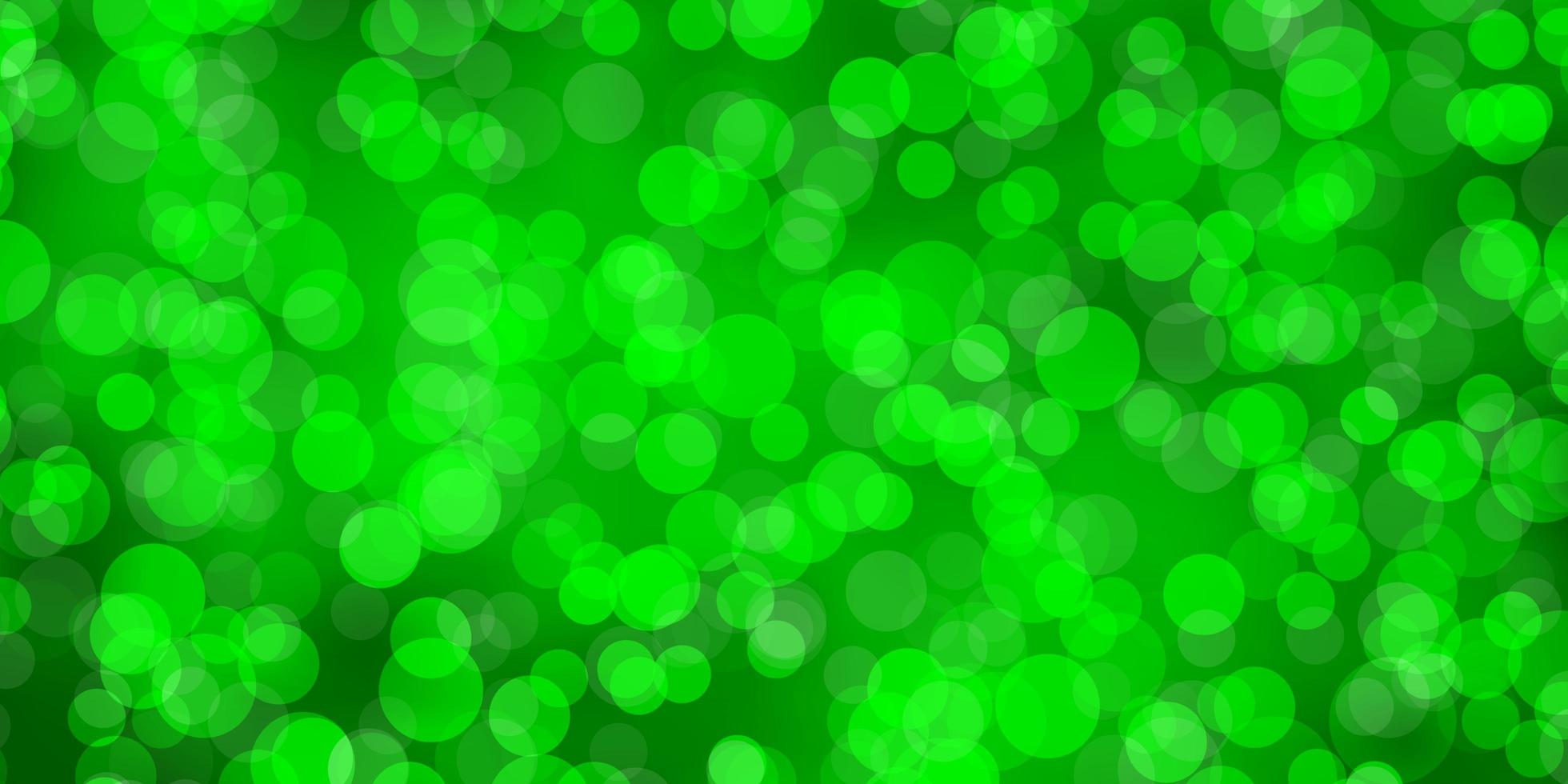 Light Green vector backdrop with dots.