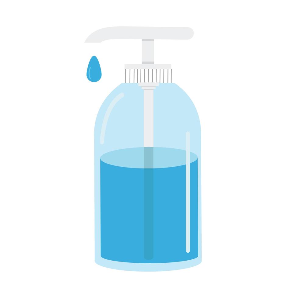 Hand sanitizer pump bottle vector