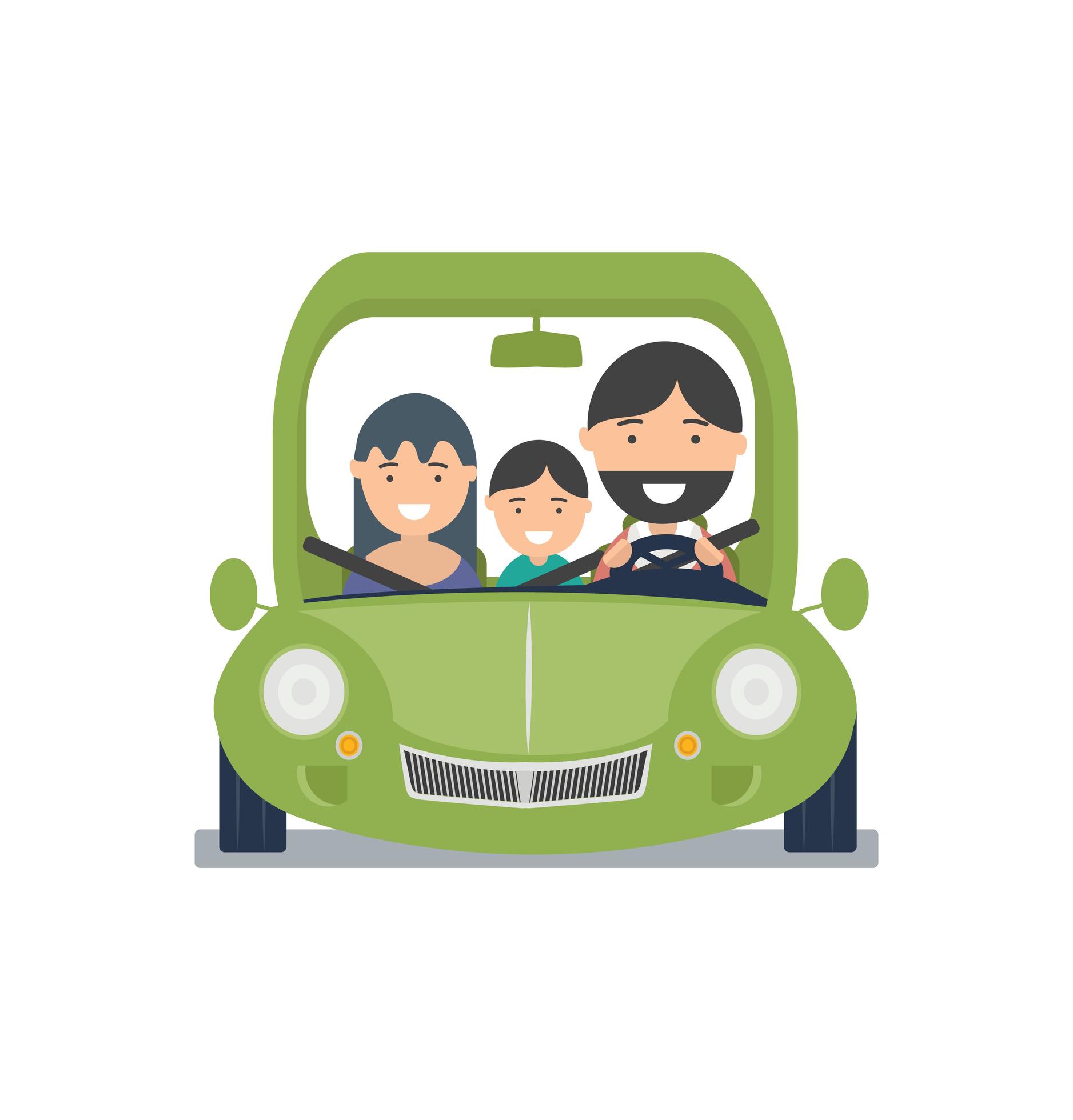 road trip family clipart