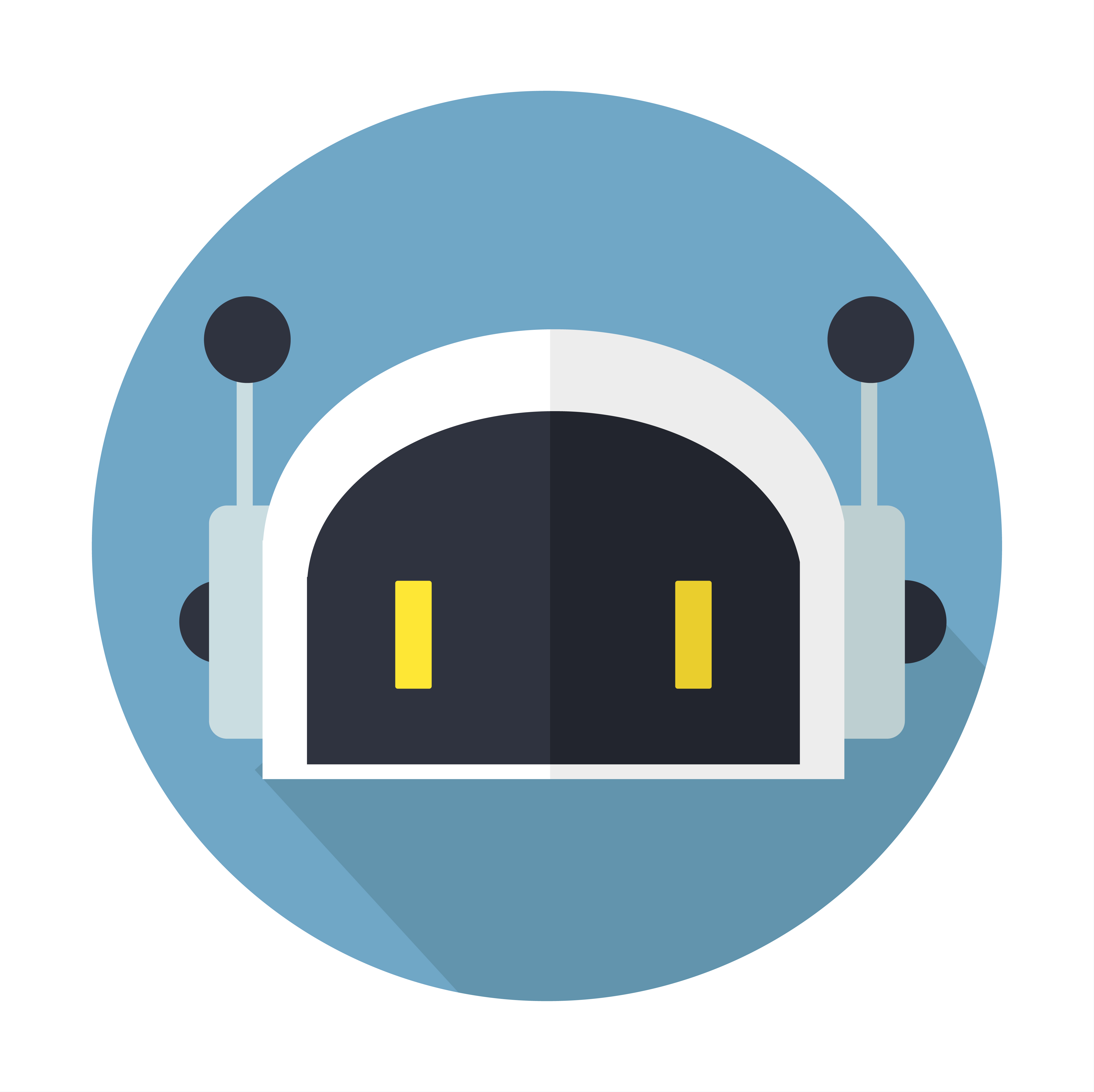 Cute Robot Face Icon Vector Art At Vecteezy