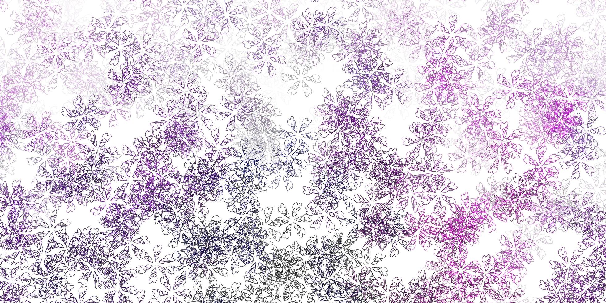 Light purple vector abstract artwork with leaves.