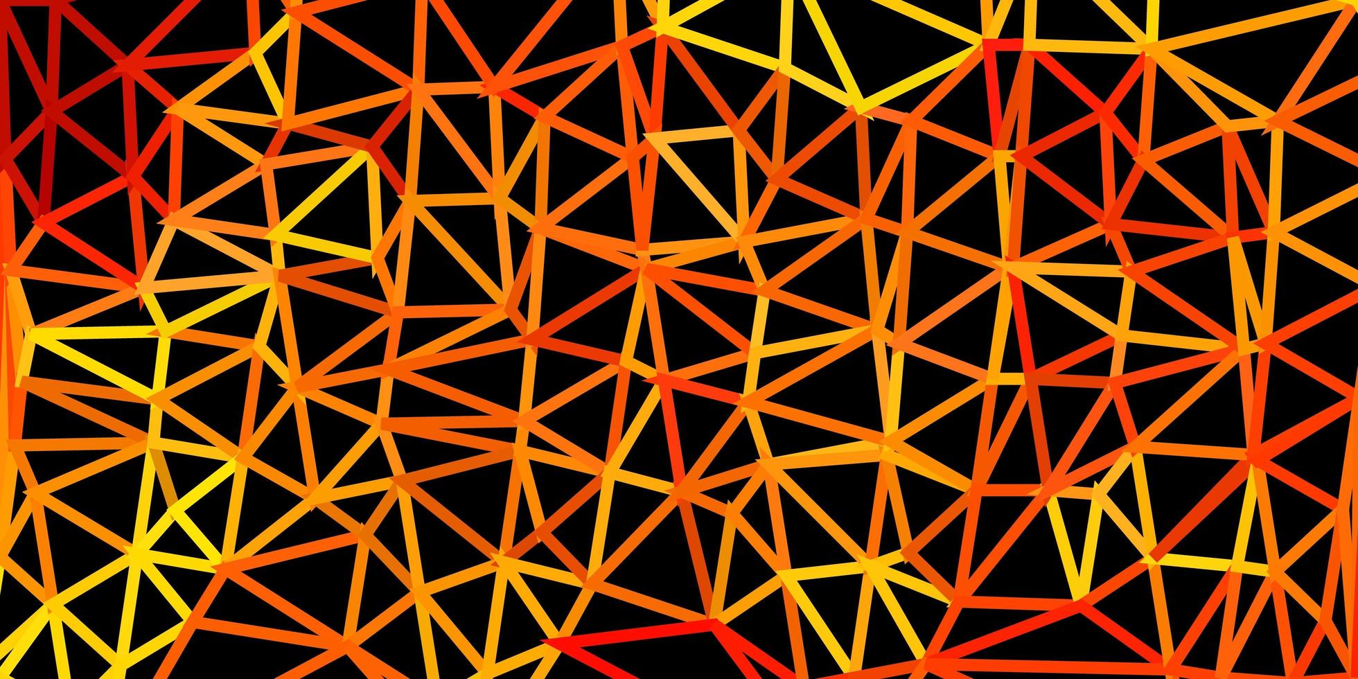 Light orange vector polygonal pattern.