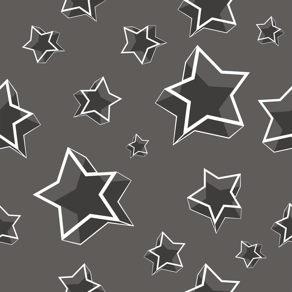 Geometric Star Seamless Pattern Background vector