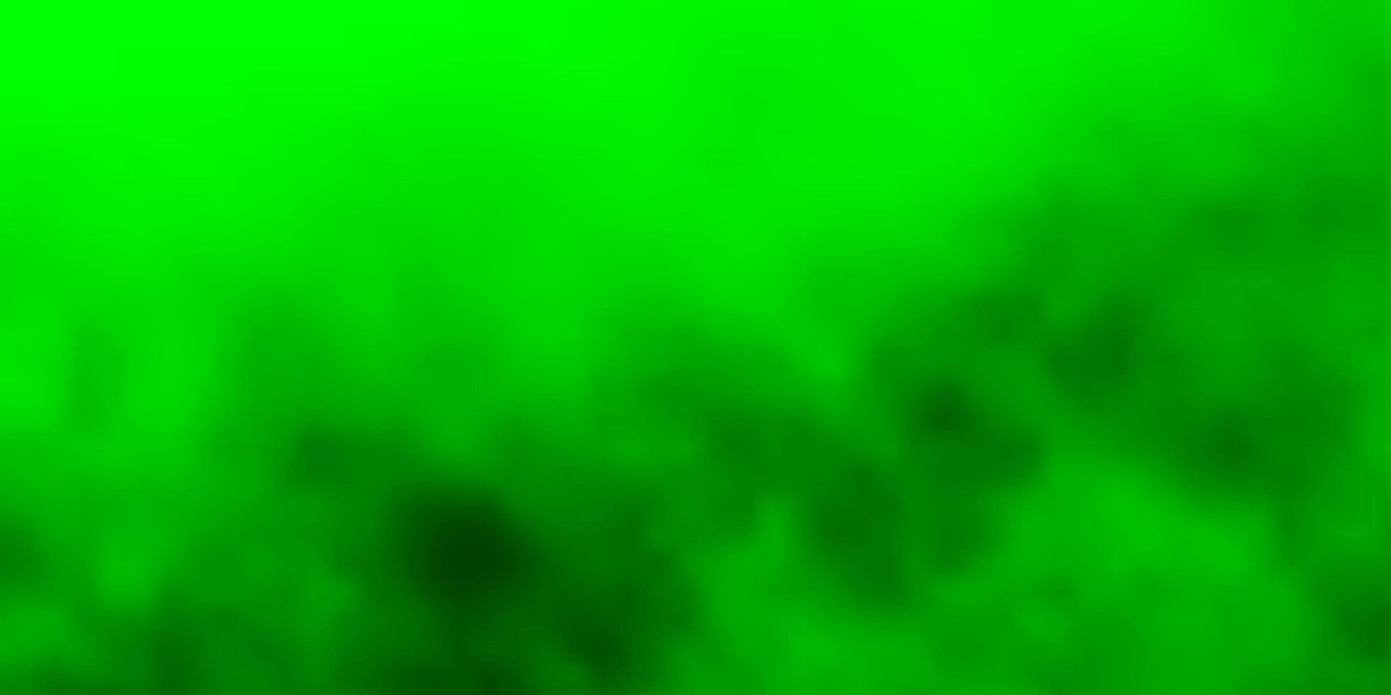 Light Green vector backdrop with cumulus.
